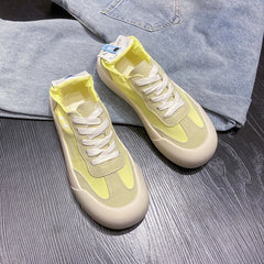 LBSFY  -   Women's Fashion Shoes Casual Slip On Umbrella Cloth Sneakers Low Top Canvas Tennis Comfortable Walking Flats for Youth