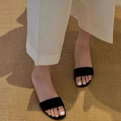 LBSFY  -  2024 Summer Women Slippers Fashion Open Toe Ladies Outdoor Party Dress Low Heel Slides Female Street Style Sandalias
