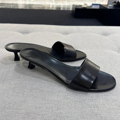LBSFY  -  2024 Summer Women Slippers Fashion Open Toe Ladies Outdoor Party Dress Low Heel Slides Female Street Style Sandalias