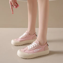 LBSFY  -   Women's Fashion Shoes Casual Slip On Umbrella Cloth Sneakers Low Top Canvas Tennis Comfortable Walking Flats for Youth