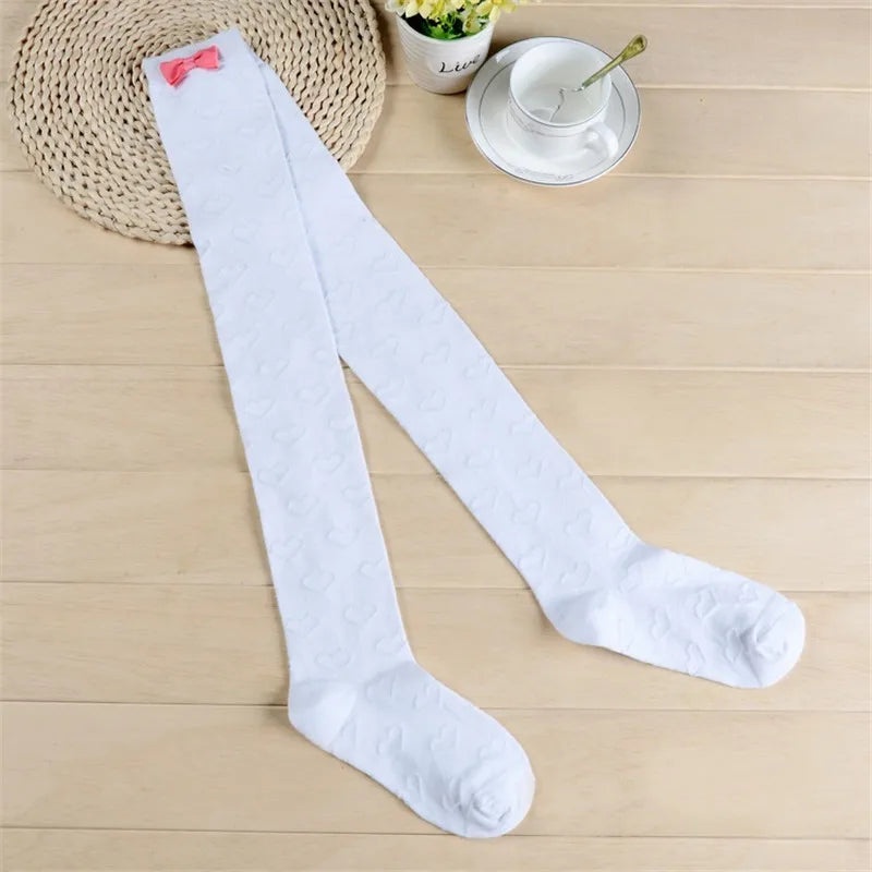 Lbsfy Pink Bow Patchwork School Female Knee Socks Embroidery Women's Stockings Kawaii Campus  Long Socks Cute Girl Thigh High Stocking