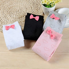Lbsfy Pink Bow Patchwork School Female Knee Socks Embroidery Women's Stockings Kawaii Campus  Long Socks Cute Girl Thigh High Stocking