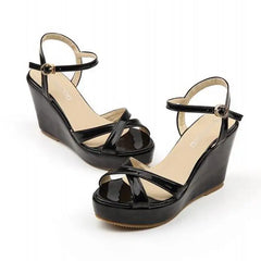 LBSFY  -  Summer  New Wedges Heel Sandals Women High Heel Platform Ladies Shoes Large Size 42 Small Size 30 31 32 33