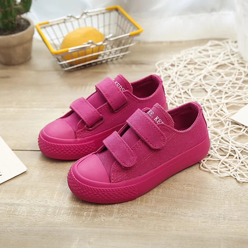LBSFY  -  New Autumn Kids Canvas Shoes Breathable Boys Girls Fashion Sneakers Children Candy Color Sport Shoes Chaussure Enfant