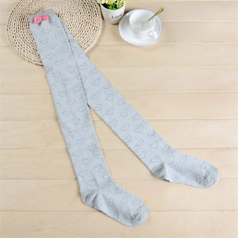 Lbsfy Pink Bow Patchwork School Female Knee Socks Embroidery Women's Stockings Kawaii Campus  Long Socks Cute Girl Thigh High Stocking