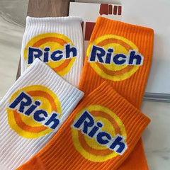 Lbsfy Unisex Socks Men Women Cotton Cartoon Pattern Hip Hop Style Breathable Mid Tube Street Skateboard Socks Soft Short Crew Sock