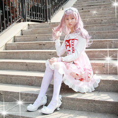 LBSFY  -  Lolita Shoes Cosplay Kawaii Anime Sweet Loli Women Tea Party High Heel Princess Bow Mary Jane Loli Shoes