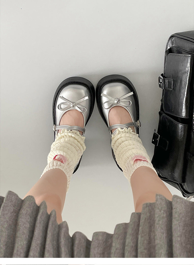LBSFY -Lolita Shoes Women Japanese Style Mary Jane Shoes Women Vintage Shallow High Heels Chunky Platform Shoes Cosplay Female Sandals
