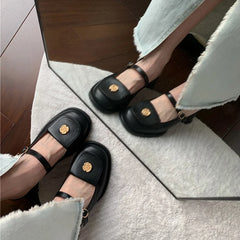 LBSFY  -  Designer Summers Flower Women Mules Slippers Fashion Elegant Cover Toe Slides Shoes Ladies Outdoor Dress Thick Heel Sandalias