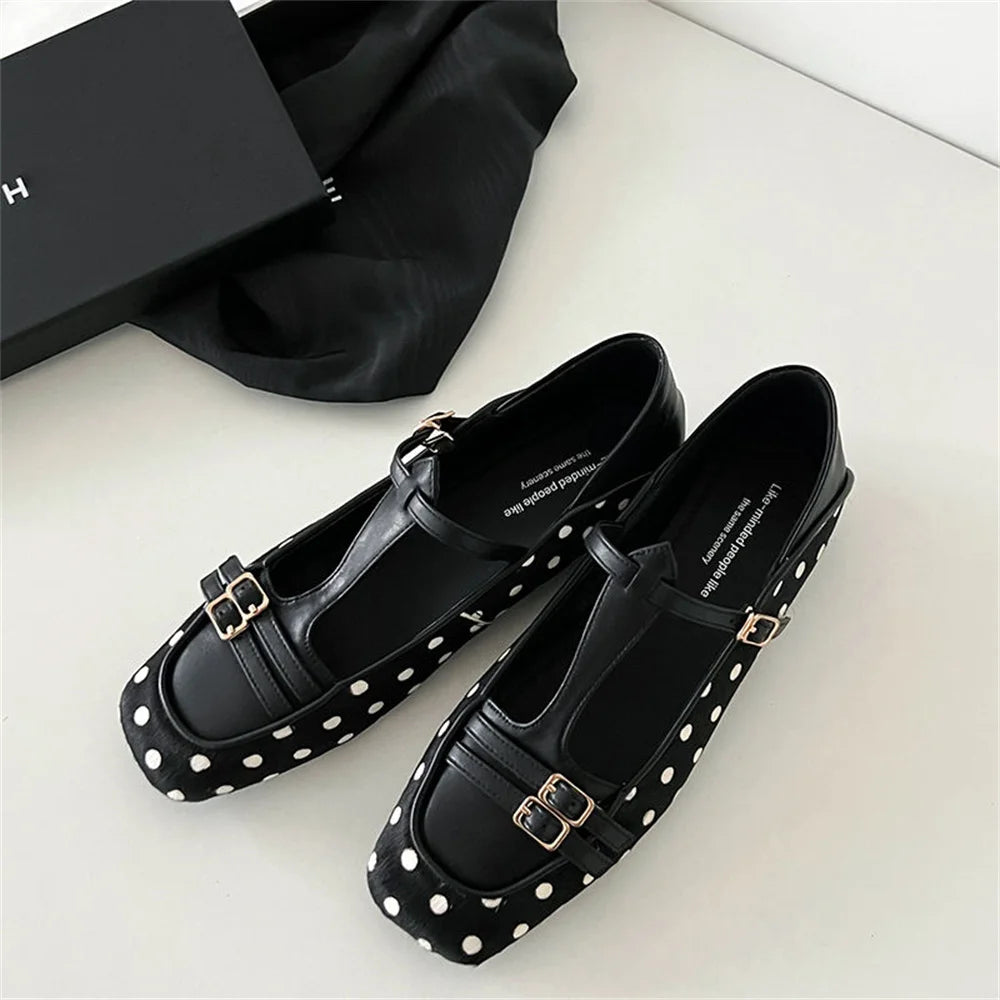 LBSFY  -  2025 New Fashion High-heeled Shoes Women's Low-heel Leather All-match Thick-heeled Shoes Woman Fashion Street Pumps