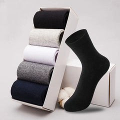 Lbsfy Men's Sock Spring Summer Pure Cotton Sweat Absorption Leisure Business Thin Tube Breathable Socks Source Manufacturers Wholesale