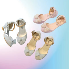 LBSFY -Lace Casual Stage Elegant Comfortable Fashion Spring and Summer Students Baby Girls Princess Cute Kids Bow Beaded Sandals