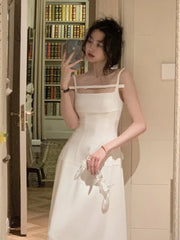 LBSFY -Summer Y2K Spaghetti Strap Evening Party Dresses Solid Elegant Sleeveless Sexy A-line Short Dress One Piece Vestido Mujer