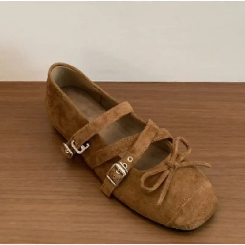 LBSFY -New Style Spring Autumn Fashion Butterfly-knot Women Flats Concise Ladies Ballet Style Shoes Eelgant Dress Shoes Zapatos Mujer