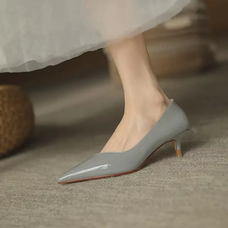 LBSFY -Luxury Pumps Shoes Women Heeled Woman Medium Heel Stiletto Heels High Sandal Party Office Elegant Black Small Heel Sexy Pumps