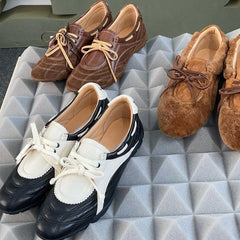 LBSFY  -  Women's Mary Jane training sneakers 2025 spring and autumn shoes genuine leather sports training ballet flat casual shoes