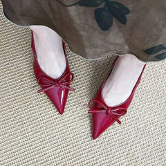 LBSFY -2025 hot Summer Women French style Clip Toe Slippers Fashion Dress Slide Shoes Ladies Elegant High Heel Footwear Mature style