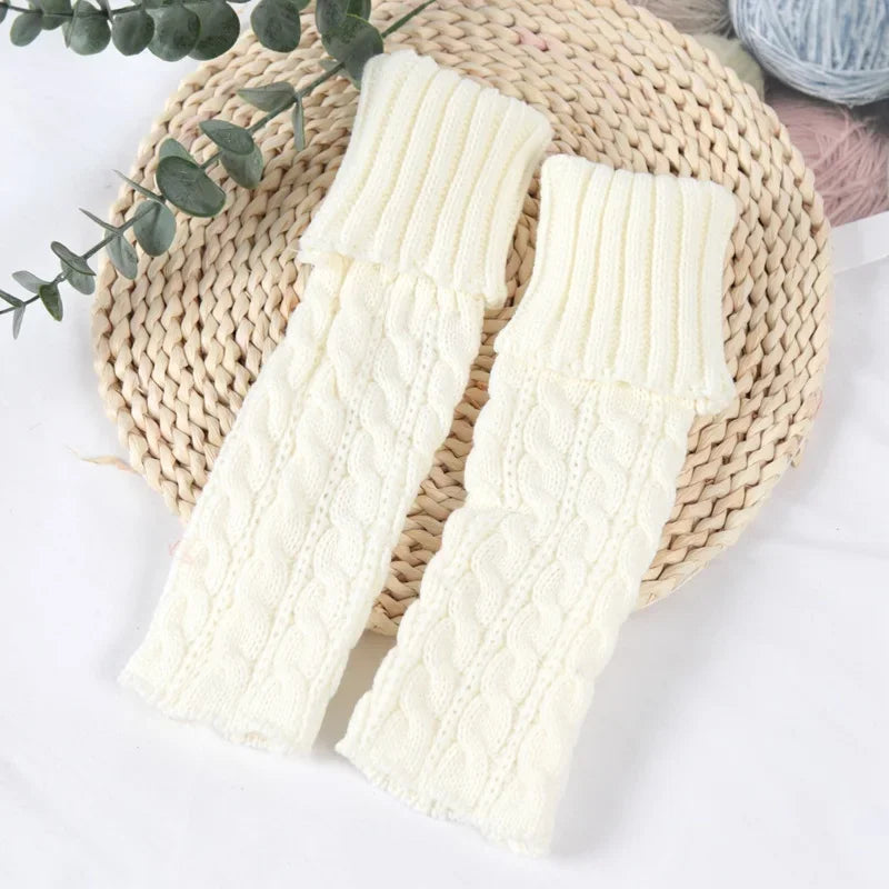 Lbsfy Sweet Children Leg Warmers Lolitas Twist Knitted Socks Korean Baby Girls Warm Foot Cover Guards Elastic Versatile Elephant Socks