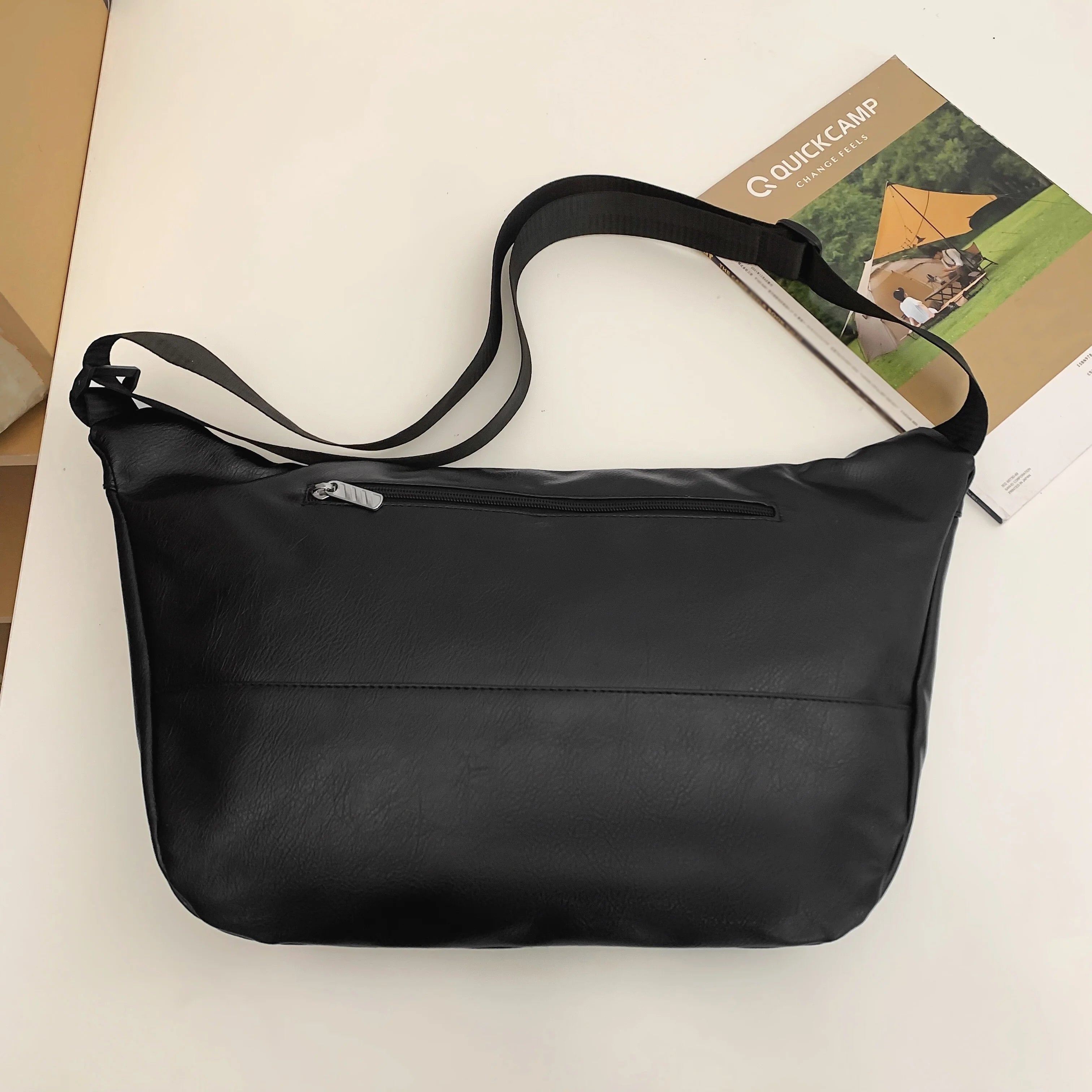 LBSFY -Men's Chest Bag Casual Simple Large-Capacity Crossbody Bag Men's Travel Men's Motorcycle Cycling Bag Daily Sports Fitness Free Shipping Messenger Bag