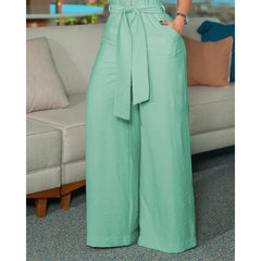 LBSFY  -  2024 Spring Summer New Women's Clothing Solid Color Shirt Collar Sleeveless Solid Color Zipper Strap Wide Leg Jumpsuit Pants