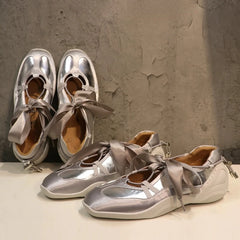 LBSFY  -  Ballet Flat German Training Shoes 2024 New Luxury Women's Shoes Butterfly Strap Mary Jane Shoes Ballet Sneakers