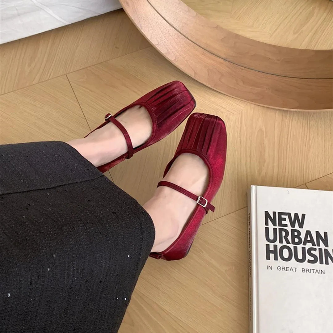 LBSFY  -  Brand New Women Flat Shoes Fashion Round Toe Shallow Ladies Mary Jane Ballerinas Flat Heel Casual Ballet Shoes Mujer