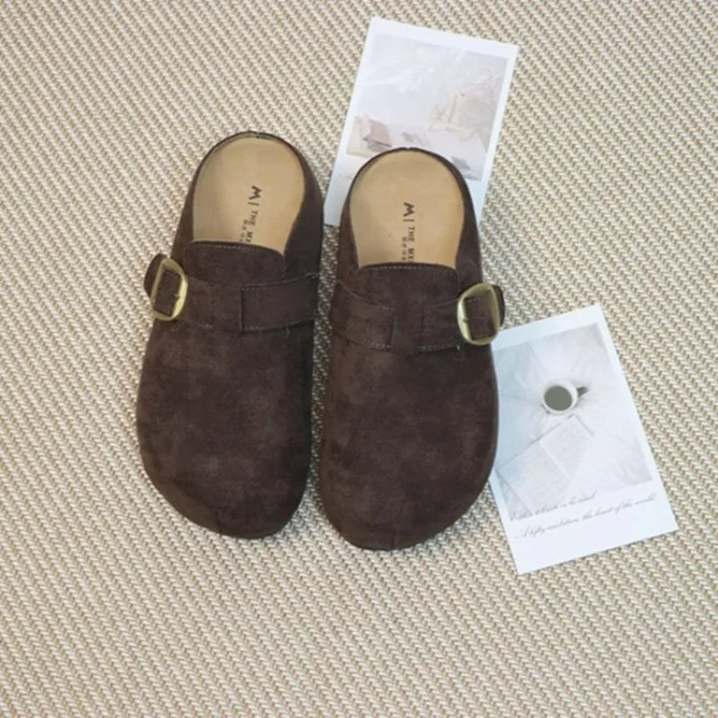 LBSFY -New Style Women's Casual Closed Toe Flip-flops Summer Outdoor Women's Slippers Sandals Comfortable Non-slip Slides Zapatos Mujer