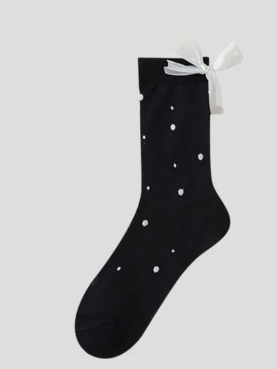Lbsfy Women's Socks Spring Summer Thin Transparent Glass Wire Socks New Ballet-style Fashion Socks Long Tube Pile Socks Lace Wholesale