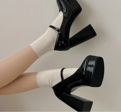LBSFY - Platform Women Pumps Fashion Shallow Buckle Shoes New Spring Autumn Wedding Party Shoes