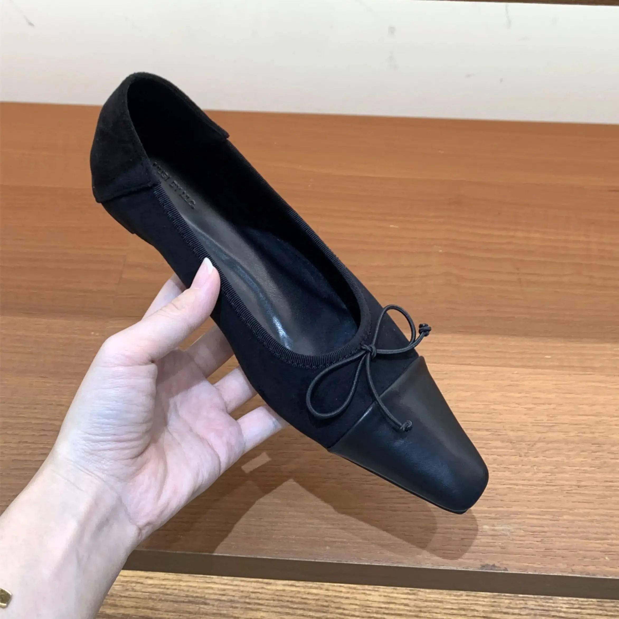 LBSFY  -  Women Brand Flats Fashion Ballet Shoes Bow Pregnant Women's Soft Flats Casual Loafers Women's Dress Shoes