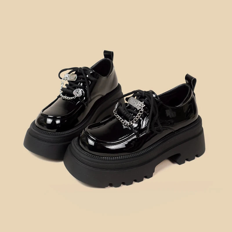 LBSFY  -   Fashion Mary Jane Shoes Lovely Girls Students Black Vintage Platform Shoes Women Trendy Pumps