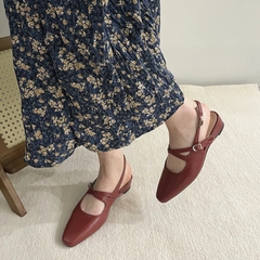 LBSFY  -Brand Women Sandals Fashion Shallow Cross-tied Low Heel Shoes Casual Female Square Toe Ladies Heeled Wedges Sandals Muj