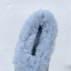LBSFY  -  Faux Fur Warm Ankle Boots for Women Winter Faux Suede Soft Chunky Platform Snow Boots Woman Shallow Thick Sole Plush Short Botas