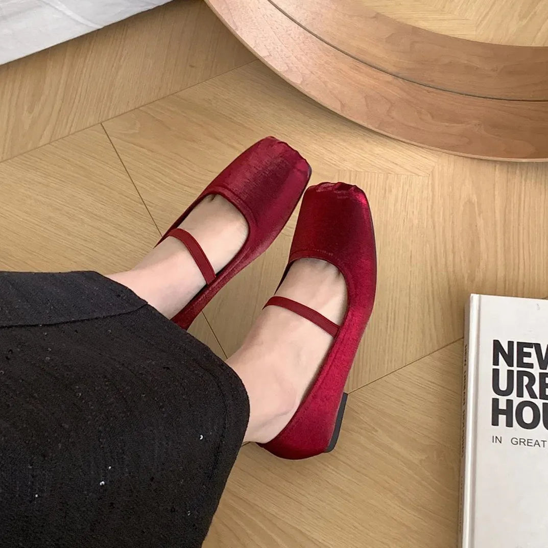 LBSFY  -  Brand New Women Flat Shoes Fashion Round Toe Shallow Ladies Mary Jane Ballerinas Flat Heel Casual Ballet Shoes Mujer