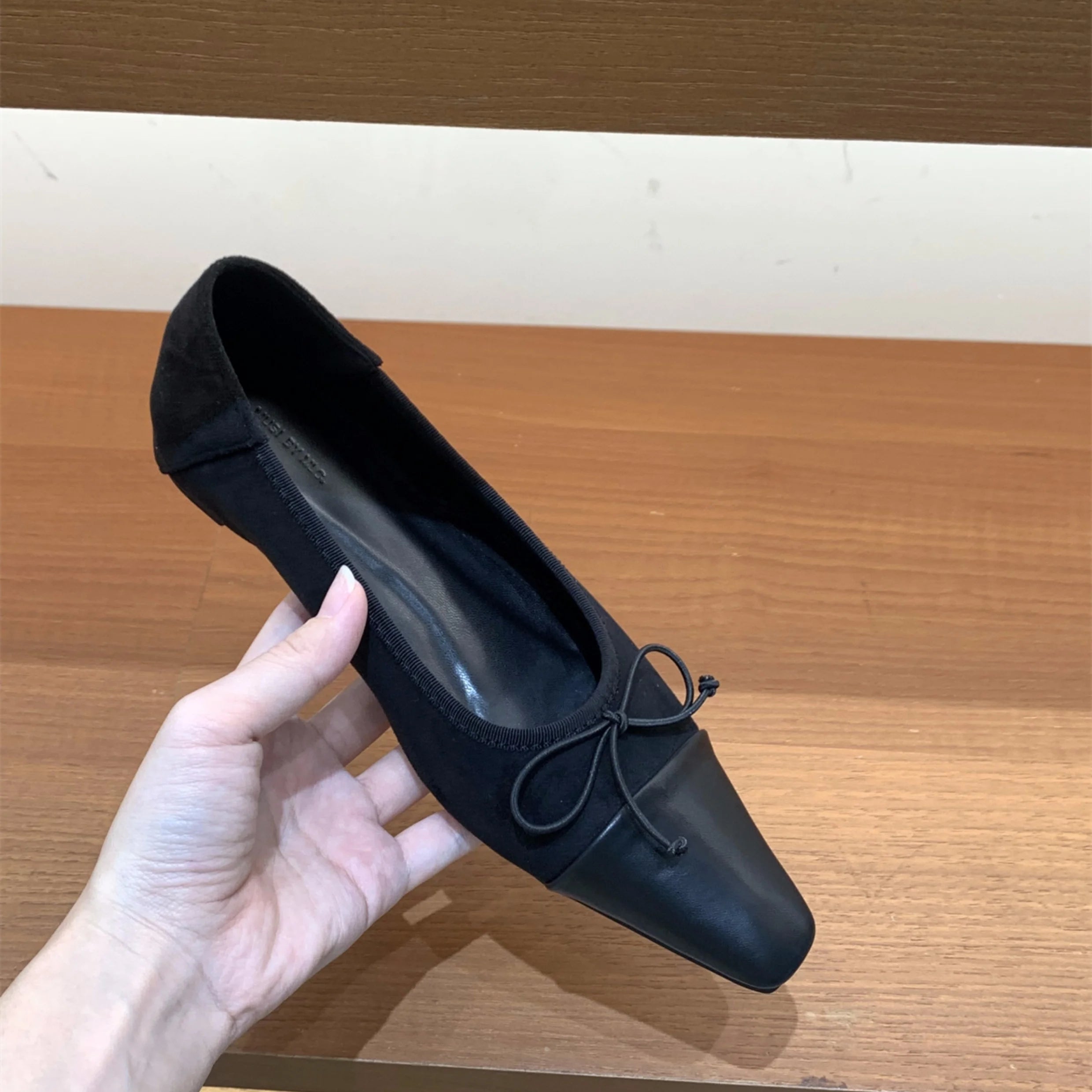 LBSFY  -  Women Brand Flats Fashion Ballet Shoes Bow Pregnant Women's Soft Flats Casual Loafers Women's Dress Shoes