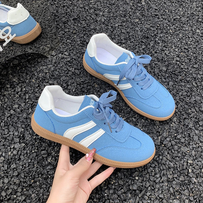 LBSFY -New Women's Casual Shoe Lace Sobriety New Fashion Lightweight Casual Outdoor Walking Shoes Sneakers Anti-slip Flat Women's Shoes