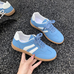 LBSFY -New Women's Casual Shoe Lace Sobriety New Fashion Lightweight Casual Outdoor Walking Shoes Sneakers Anti-slip Flat Women's Shoes