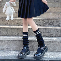 Lbsfy Lolita Long Socks Stockings Women JK Sweet Girls Kawaii Knee High Socks Bandage  Thigh High Socks Stockings Leg Warm Socks