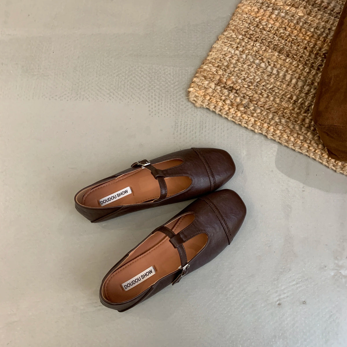LBSFY - Brand New Women Flats Fashion Round Toe Shallow Mary Jane Shoes Soft Casual Ballet Shoes Slingback Shoes Size35-40 Muje