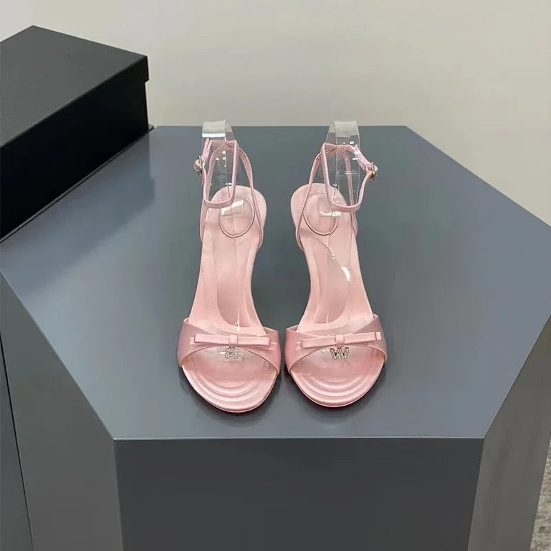 LBSFY  -Sexy Women Sandals Fashion Thin High Heels Open Toe Zipper Dancing Shoes Summer Ballroom Dance Shoes Women