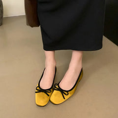 LBSFY -New Brand Women Flats Round Toe Shallow Slip On Ladies Casual Ballet Shoes Soft Leather Eelgant Dress Shoes Mujer