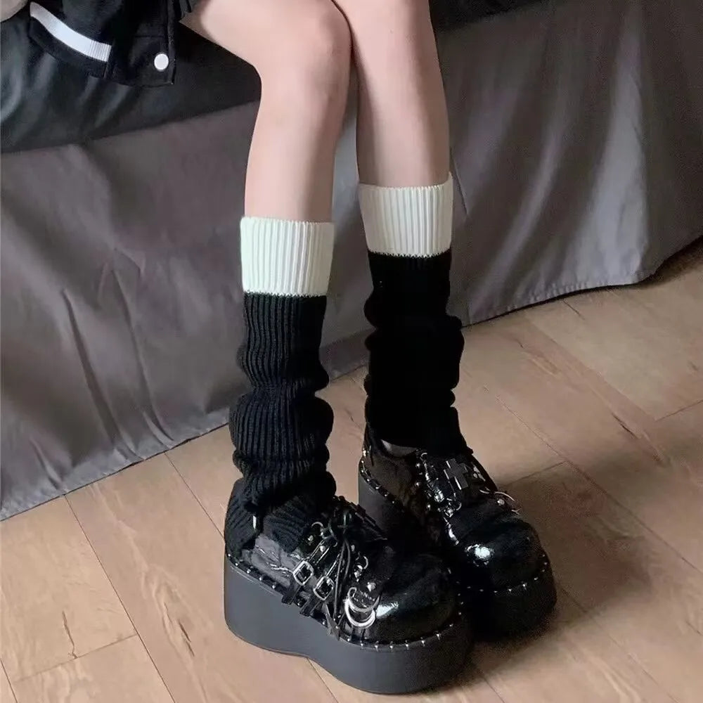 Lbsfy Black White Striped Long Socks Women Sexy Over Knee Thigh High Socks Over The Knee Stockings Ladies Girls Warm Long Tube Socks