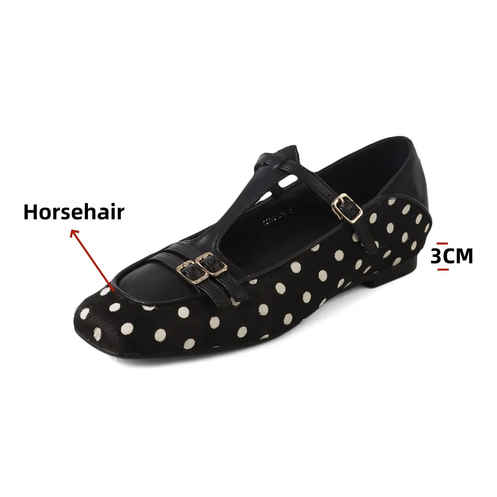 LBSFY  -  2025 New Fashion High-heeled Shoes Women's Low-heel Leather All-match Thick-heeled Shoes Woman Fashion Street Pumps