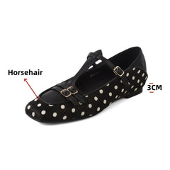 LBSFY  -  2025 New Fashion High-heeled Shoes Women's Low-heel Leather All-match Thick-heeled Shoes Woman Fashion Street Pumps