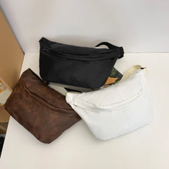 LBSFY -Men's Chest Bag Casual Simple Large-Capacity Crossbody Bag Men's Travel Men's Motorcycle Cycling Bag Daily Sports Fitness Free Shipping Messenger Bag