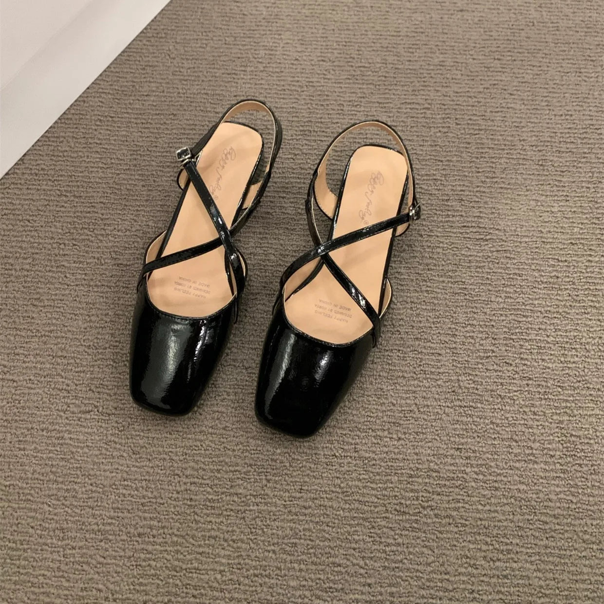LBSFY -Women Casual Flats Comfortable Soft Boat Shoes Loafers Ballerina Shallow Round Toe Ballet Flat Shoes Women Slip On Side