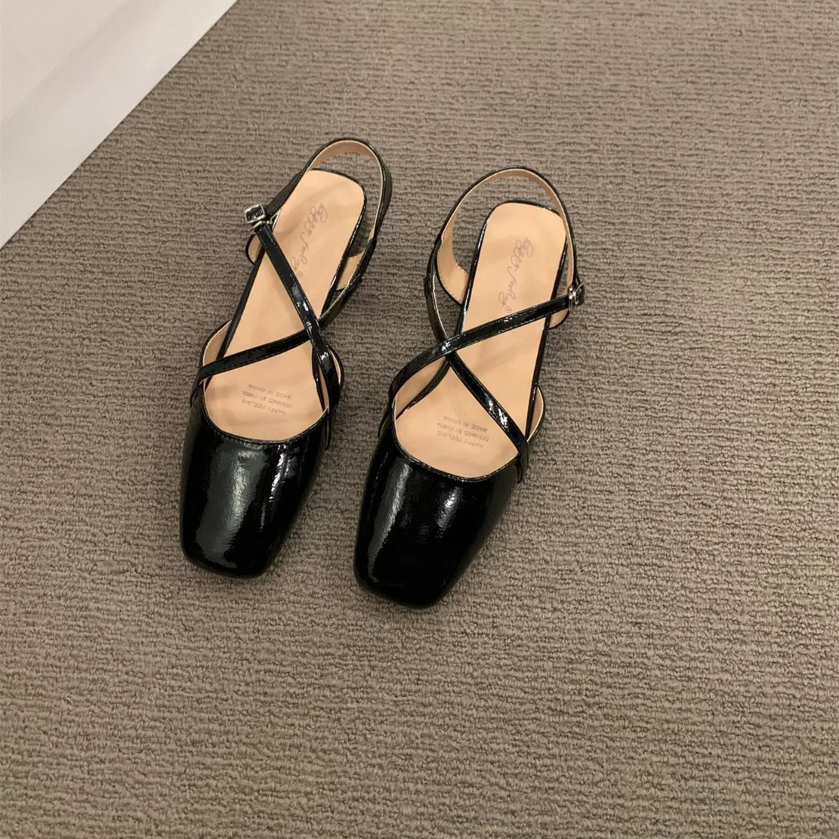LBSFY -Women Casual Flats Comfortable Soft Boat Shoes Loafers Ballerina Shallow Round Toe Ballet Flat Shoes Women Slip On Side