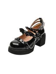 LBSFY  -  Goth Lolita Women's Shoes Gothic Student Japanese Girl JK Uniform Shoe Buckle New Loli Shoes