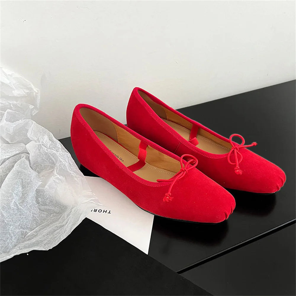 LBSFY  -  New Arrival Pumps Women Real Leather Round Toe Loafers Wedges Heels Office Lady Shoes Mary Jane Casual Pumps