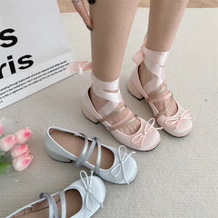 LBSFY -New Chunky Heels Lolita Pumps Shoes Women Mary Janes Shoes Spring Summer Autumn Fashion Comfy Women Dancing Shoes Pumps